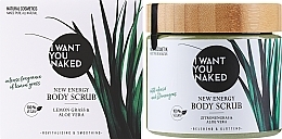 Körperpeeling mit Zitronengras und Aloe Vera  - I Want You Naked New Energy Body Scrub  — Bild N2