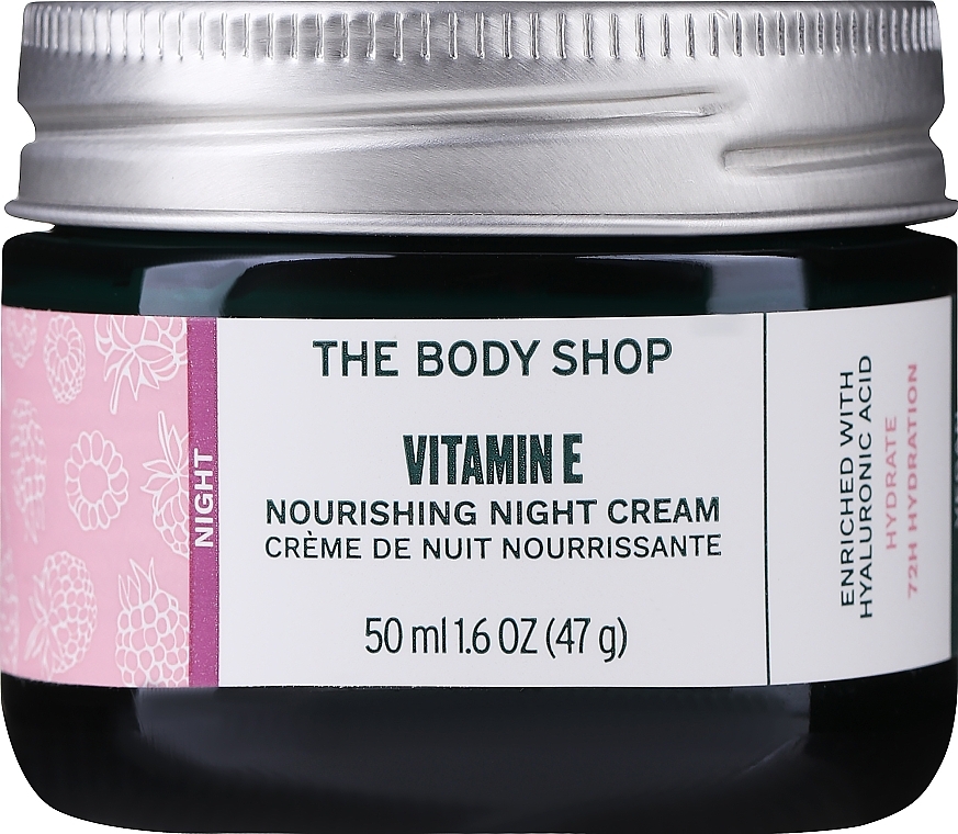 Nährende Nachtcreme für das Gesicht mit Vitamin E - The Body Shop Vitamin E Nourishing Night Cream — Bild N1