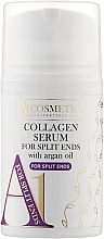 Kollagenserum für splissige Haarspitzen - A1 Cosmetics For Split Ends Collagen Serum With Argan Oil — Bild N1