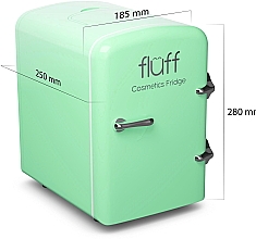 Kosmetischer Mini-Kühlschrank grün - Fluff Cosmetic Green Fridge — Bild N3