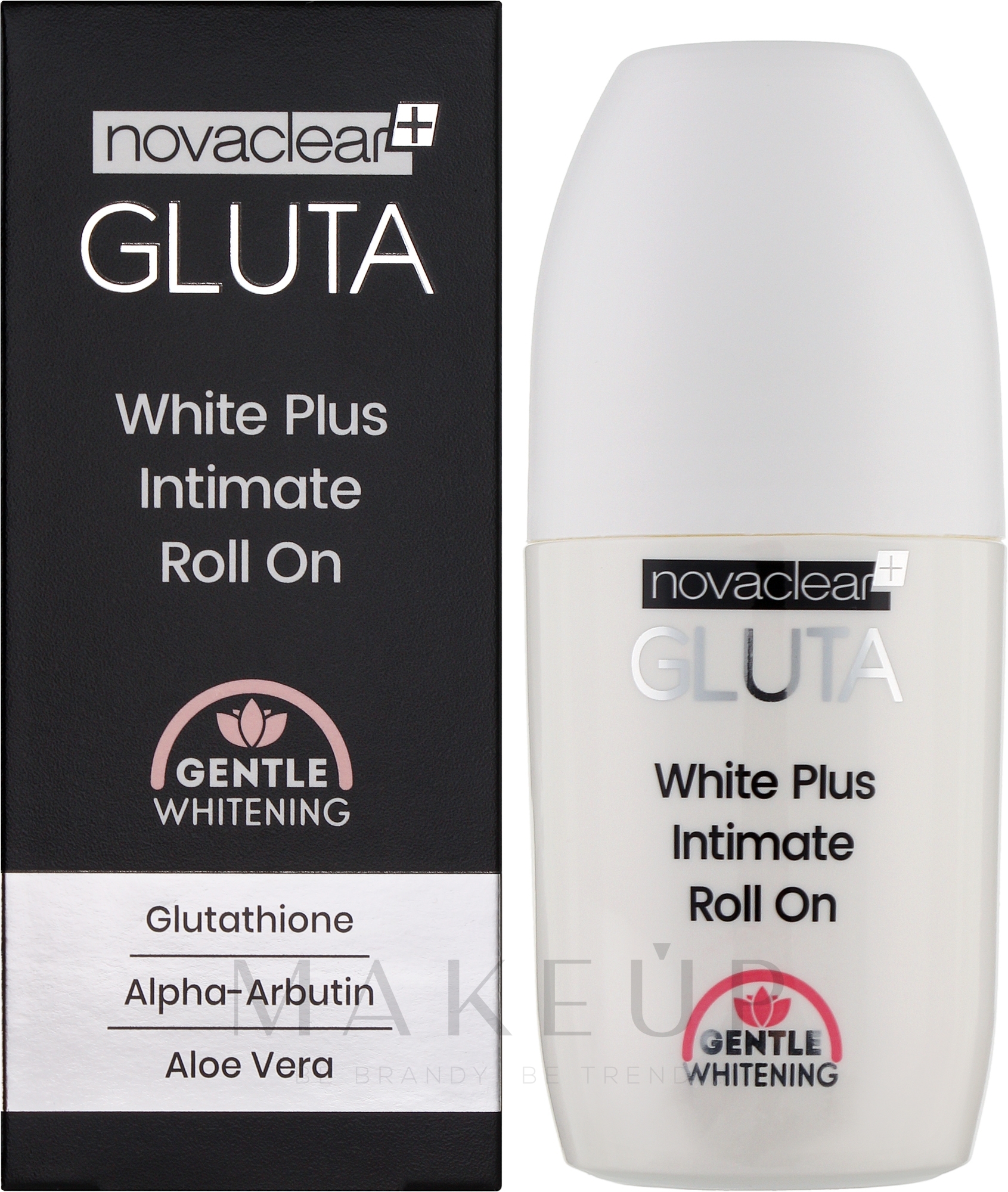 Intimpflege-Roll-on - Novaclear Gluta White Plus Intimate Roll On — Bild 50 ml