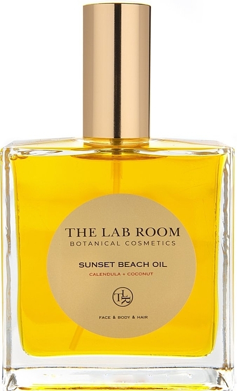 Gesichts-, Körper- und Haaröl Ringelblume und Kokosnuss  - The Lab Room Sunset Beach Oil  — Bild N1