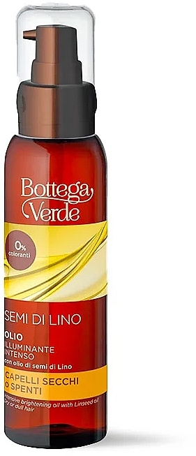 Leinsamenöl für Haare - Bottega Verde Intensive Brightening Oil — Bild N1