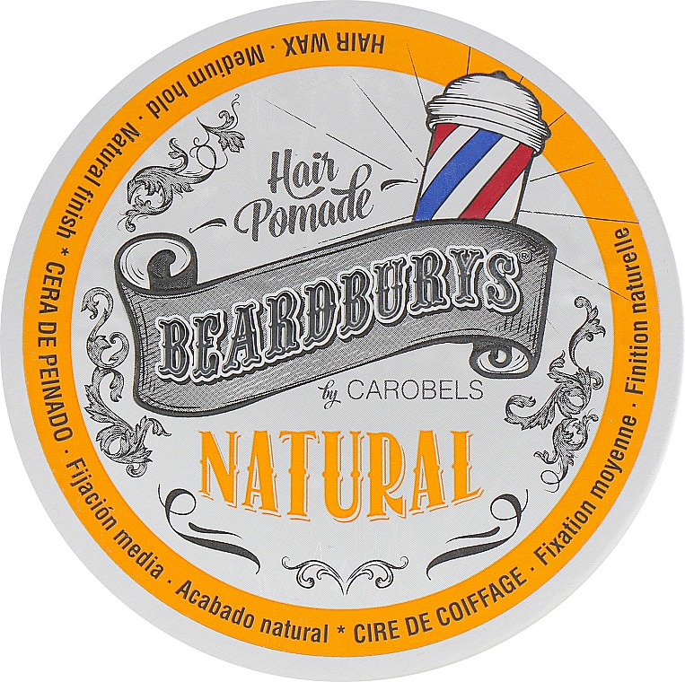 Cremige Haarpomade - Beardburys Natural Wax — Bild N1