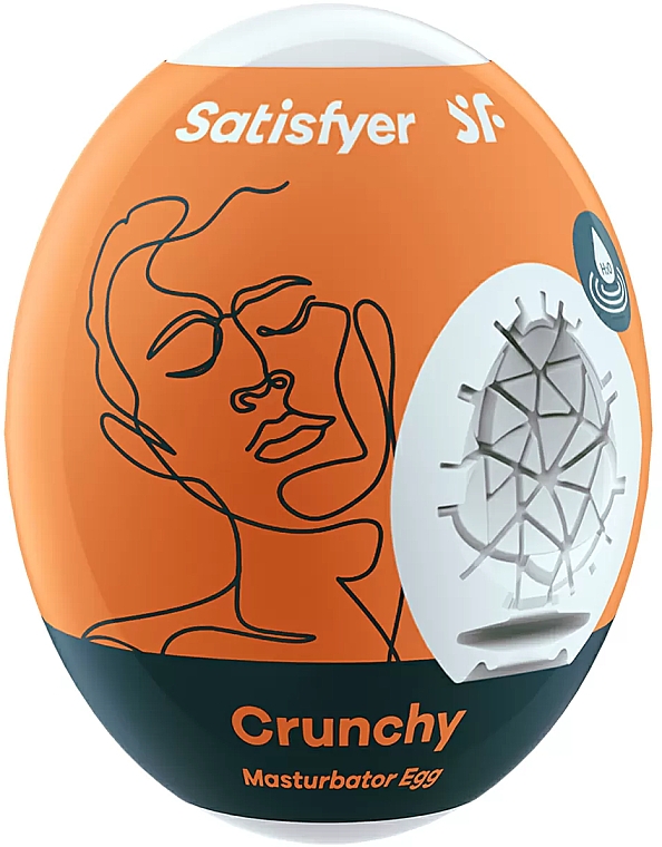 Masturbator Ei orange - Satisfyer Masturbator Egg Single Crunchy — Bild N1