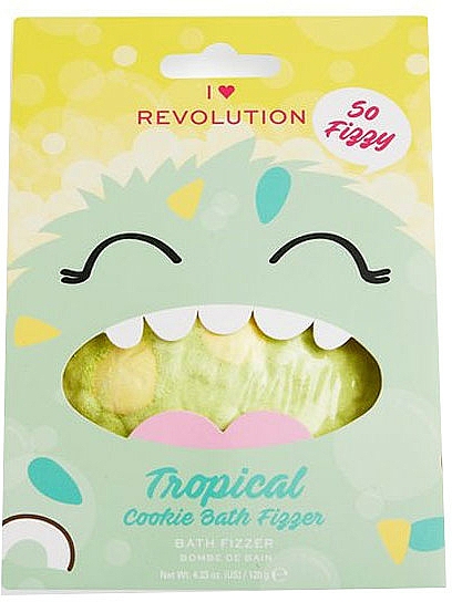 Badebombe Tropical Cookie - I Heart Revolution Tropical Cookie Bath Fizzer — Bild N1