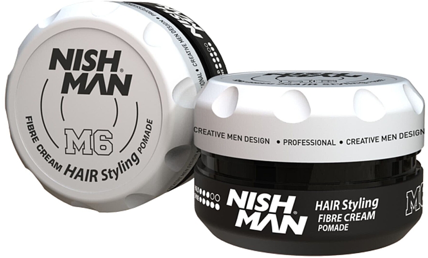 Mattierende Haarstylingpomade mit Kokosnuss-Duft - Nishman Hair Styling Fibre Cream — Bild N1