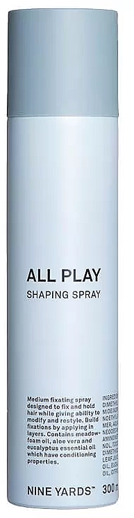 Haarspray mittlerer Halt - Nine Yards All Play Shaping Spray — Bild N1