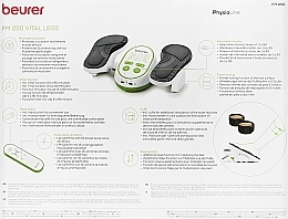 EMS-Durchblutungsstimulator für Füße und Waden - Beurer FM 250 Vital Legs — Bild N2