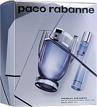 Düfte, Parfümerie und Kosmetik Paco Rabanne Invictus - Duftset (Eau de Toilette/100ml + Eau de Toilette/20ml)