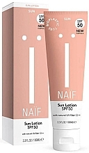 Körperlotion mit Sonnenschutz - Naif Sun Lotion SPF50  — Bild N1