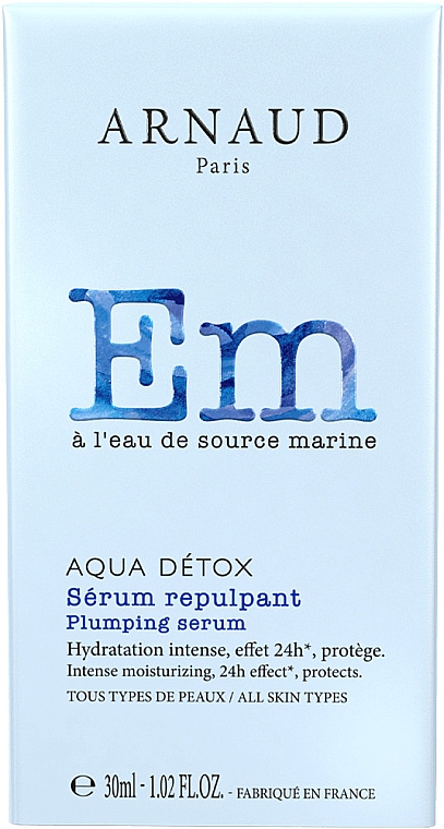 Auffüllendes Gesichtsserum mit Wasser aus Meeresquellen - Arnaud Aqua Detox Plumping Serum — Bild N2