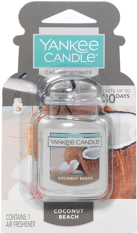Autolufterfrischer - Yankee Candle Car Jar Ultimate Coconut Beach — Bild N1
