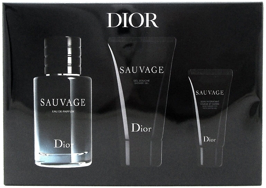 Dior Sauvage - Duftset (Eau de Parfum 60ml + Duschgel 50ml + After Shave Balsam 20ml)  — Bild N2