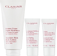 Körperpflegeset - Clarins Moisturizing Body Set (Körperlotion 200ml + Körperpeeling 30ml + Handcreme 30ml) — Bild N2