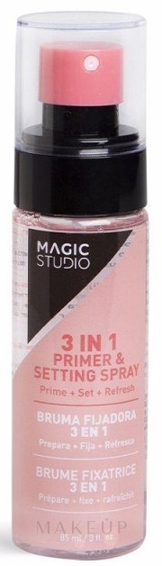 Make-up-Fixierer - Magic Studio 3In 1 Primer & Setting Spray — Bild 85 ml