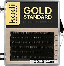 Düfte, Parfümerie und Kosmetik Wimpernbüschel Gold Standart C 0.10 (6 Reihen 11 mm) - Kodi Professional