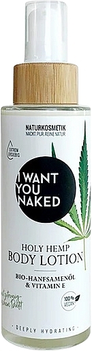 Körperlotion mit Hanföl - I Want You Naked Holy Hemp Body Lotion  — Bild N1