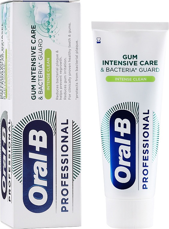 Zahnpasta Extra Fresh - Oral-B Gum Intensive Care & Bacteria Guard Toothpaste — Bild N1