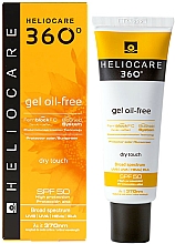 Düfte, Parfümerie und Kosmetik Ölfreies Sonnenschutzgel SPF 50 - Cantabria Labs Heliocare 360 Gel Oil-Free Dry Touch
