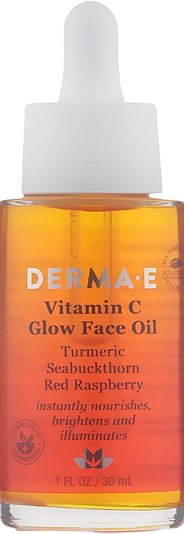 Gesichtsglanzöl mit Vitamin C - Derma E Vitamin C Glow Face Oil — Bild N1