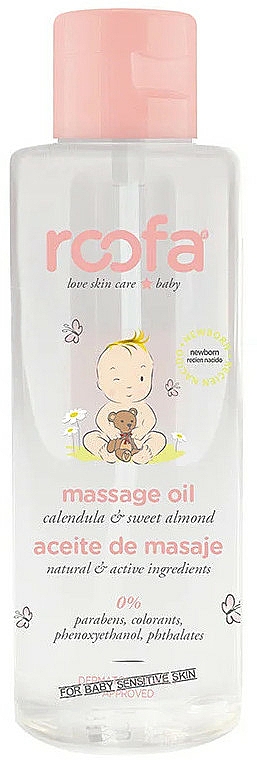 Massageöl für den Körper - Roofa Calendula & Sweet Almond Massage Oil — Bild N2