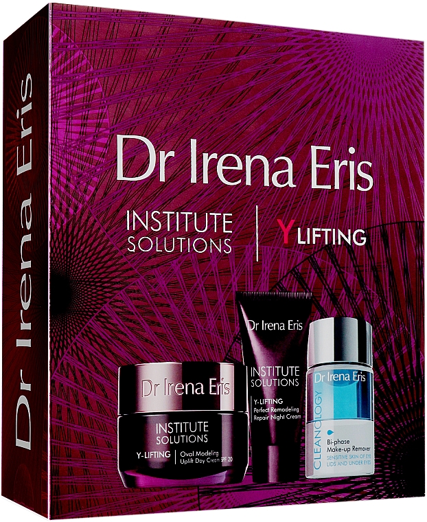 Gesichtspflegeset - Dr. Irena Eris Y-lifting (Gesichtscreme 50ml + Gesichtscreme 30ml + Mizellenwasser 50ml) — Bild N1