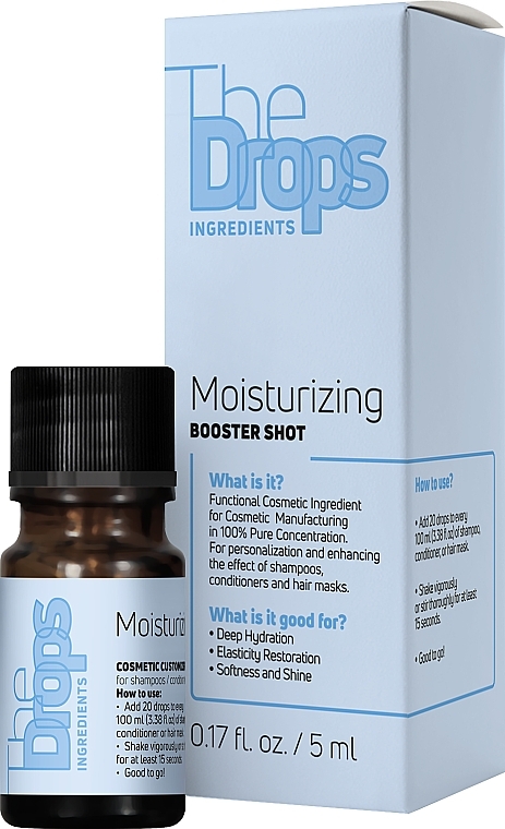 Feuchtigkeitsspendender Haarkomplex - Pharma Group Laboratories The Drops Moisturising Booster Shot  — Bild N5