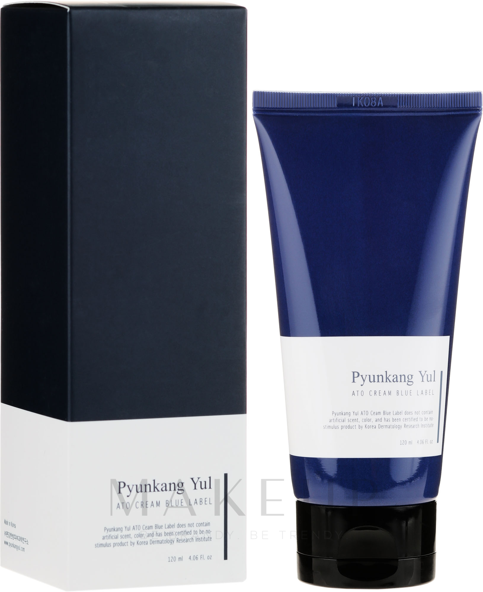 Beruhigende und feuchtigkeitsspendende Gesichtscreme für empfindliche Haut - Pyunkang Yul Ato Cream Blue Label — Bild 120 ml