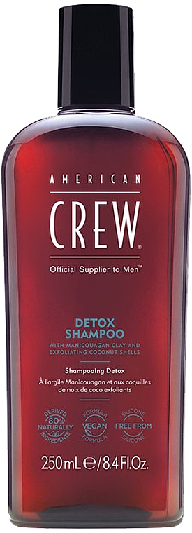 Tiefenreinigendes und exfolierendes Detox-Shampoo für alle Haartypen - American Crew Detox Shampoo — Bild N1