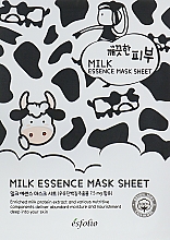 Düfte, Parfümerie und Kosmetik Tuchmaske für das Gesicht mit Milchproteinextrakt - Esfolio Pure Skin Milk Essence Mask Sheet