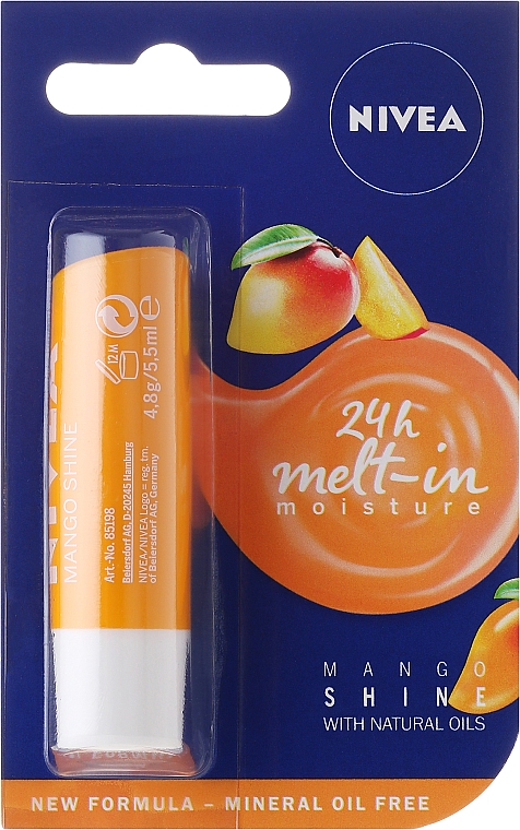Pflegender Lippenbalsam "Mango Shine" - NIVEA Mango Shine Lip Balm — Bild N6