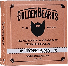 Bartpflegeset - Golden Beards Starter Beard Kit Toscana (Bartbalsam 60ml + Bartöl 30ml + Bartshampoo 100ml + Bartconditioner 100ml + Bartbürste) — Bild N6