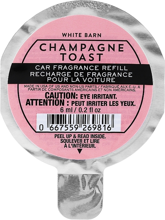 Auto-Lufterfrischer - Bath & Body Works Champagne Toast Car Fragrance Refill (Refill) — Bild N2