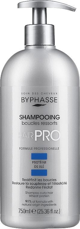 Pflegendes Shampoo für lockiges Haar - Byphasse Hair Pro Shampooing Boucles Ressorts — Bild N1