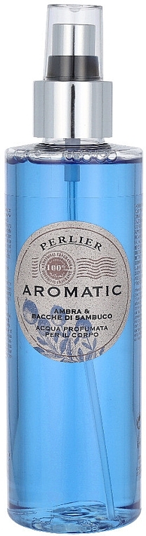 Aromatisiertes Körperwasser - Perlier Aromatic Amber & Elderberry Perfumed Body Water — Bild N1