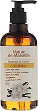 Düfte, Parfümerie und Kosmetik Pflegendes Handwaschgel mit Magnolien- und Vanilleduft - Nature de Marseille Magnolia&Vanilla Gel