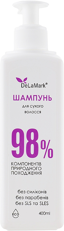Shampoo für trockenes Haar - De La Mark — Bild N1