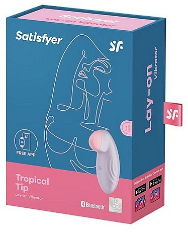 Vibrator - Tropical Tip with APP Satisfyer Connect Lilac  — Bild N1