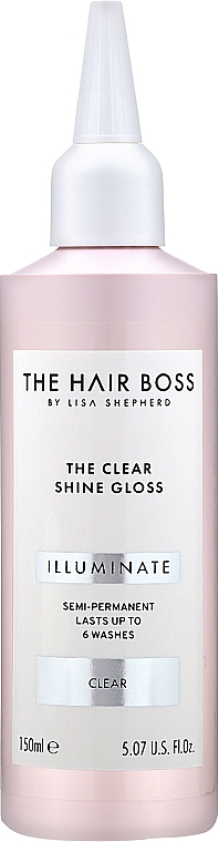 Farbintensivierende Haarbehandlung für merhr Glaz - The Hair Boss Clear Shine Gloss — Bild N1
