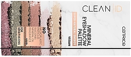 Düfte, Parfümerie und Kosmetik Mineralische Lidschatten-Palette - Catrice Clean ID Mineral Eyeshadow Palette