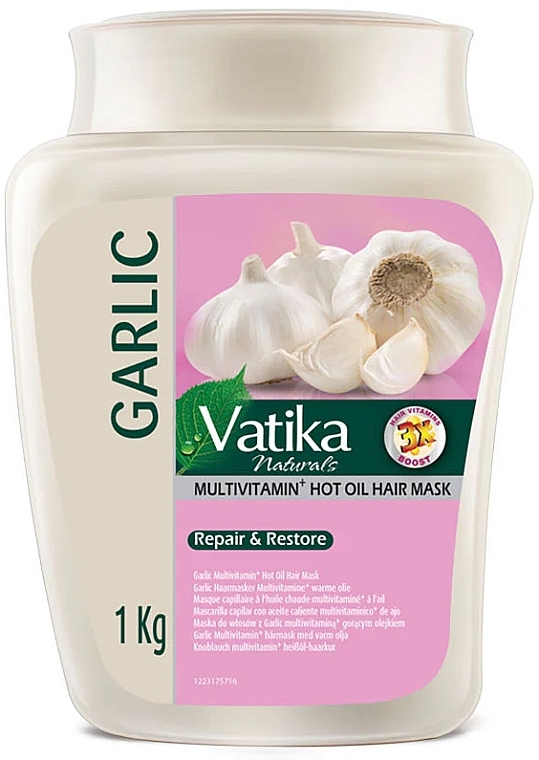Regenerierende Haarmaske mit Knoblauch - Dabur Vatika Garlic Treatment Cream — Bild N2