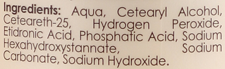 Wasserstoffperoxid mit cremiger Konsistenz 1,9% - Stapiz Professional Oxydant Emulsion 6 Vol — Bild N4