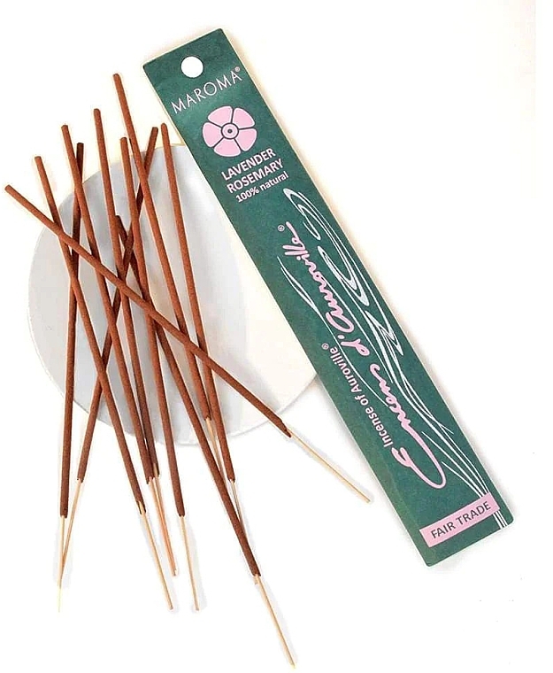 Räucherstäbchen Lavendel und Rosmarin - Maroma Encens d'Auroville Stick Incense Lavender Rosemary — Bild N1