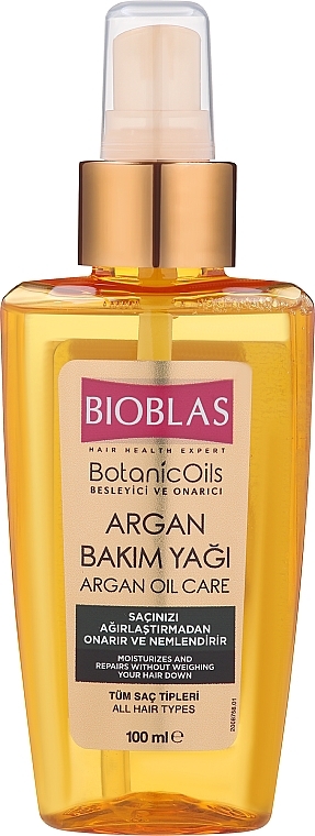 Haaröl mit Argan - Bioblas Botanic Oils Argan Oil — Bild N1