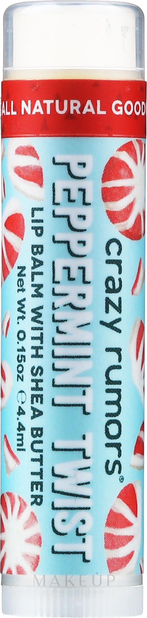 Lippenbalsam - Crazy Rumors Peppermint Twist Lip Balm — Bild 4.4 ml