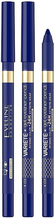 Eveline Cosmetics Variété - GESCHENK! Wasserfester Gel-Eyeliner  — Bild N1