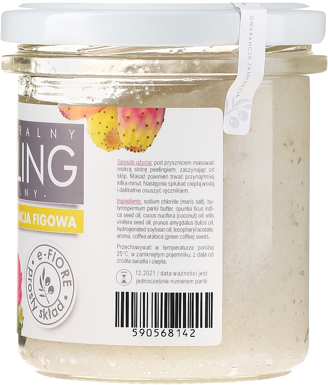 Natürliches Salz-Körperpeeling mit Sheabutter und Kaktusfeige - E-Fiore Prickly Pear Body Peeling — Bild N2