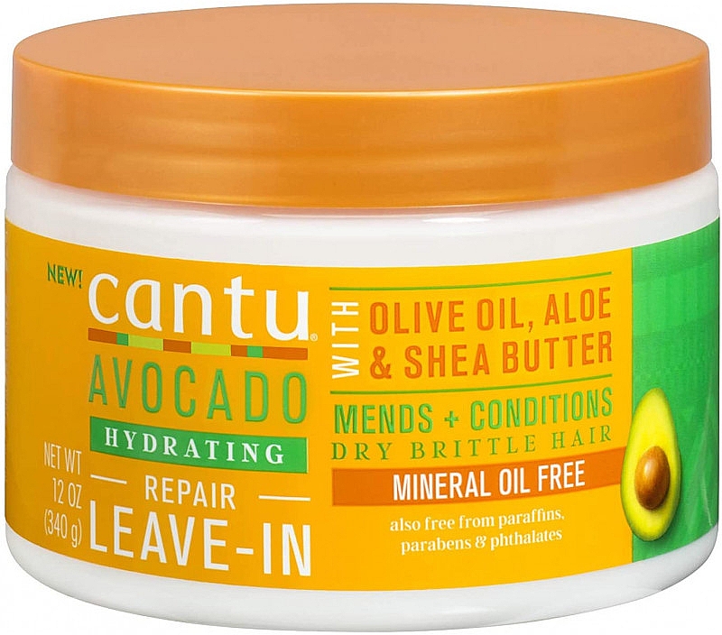 Haarspülung ohnen Auswaschen - Cantu Avocado Hydrating Repair Leave-In — Bild N1