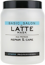 Düfte, Parfümerie und Kosmetik Reparierende und pflegende Haarmaske mit Milchproteinen - Stapiz Latte Mask